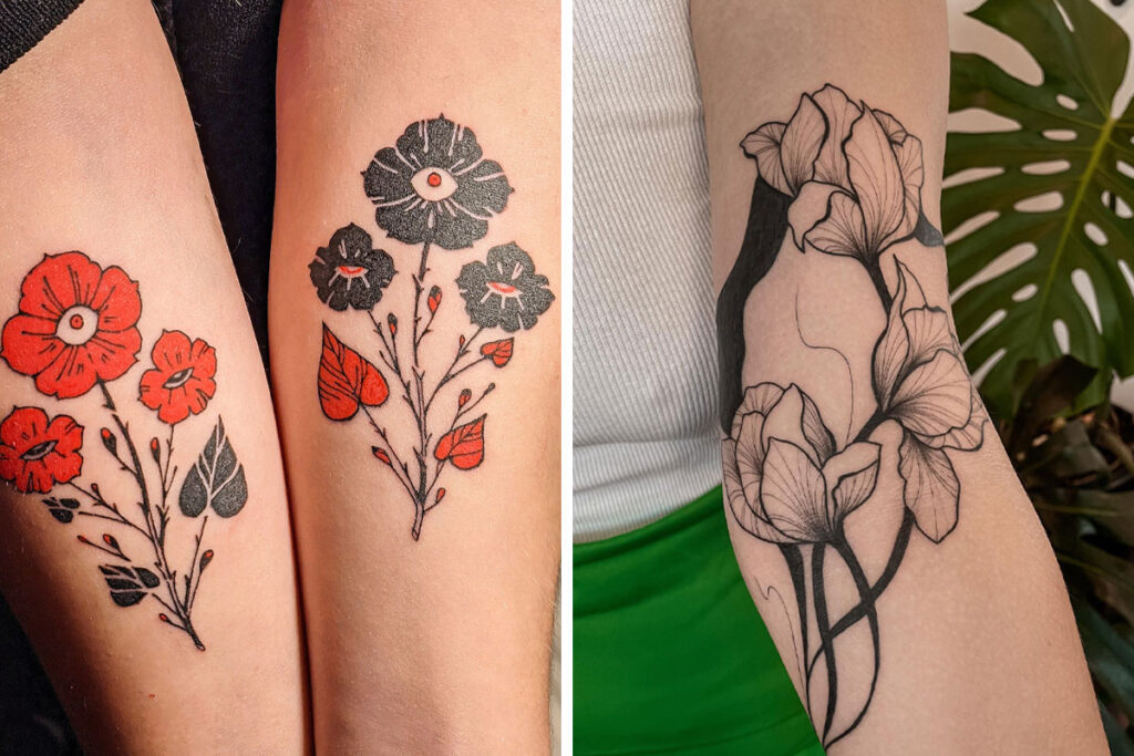Family Birth Flower Tattoos