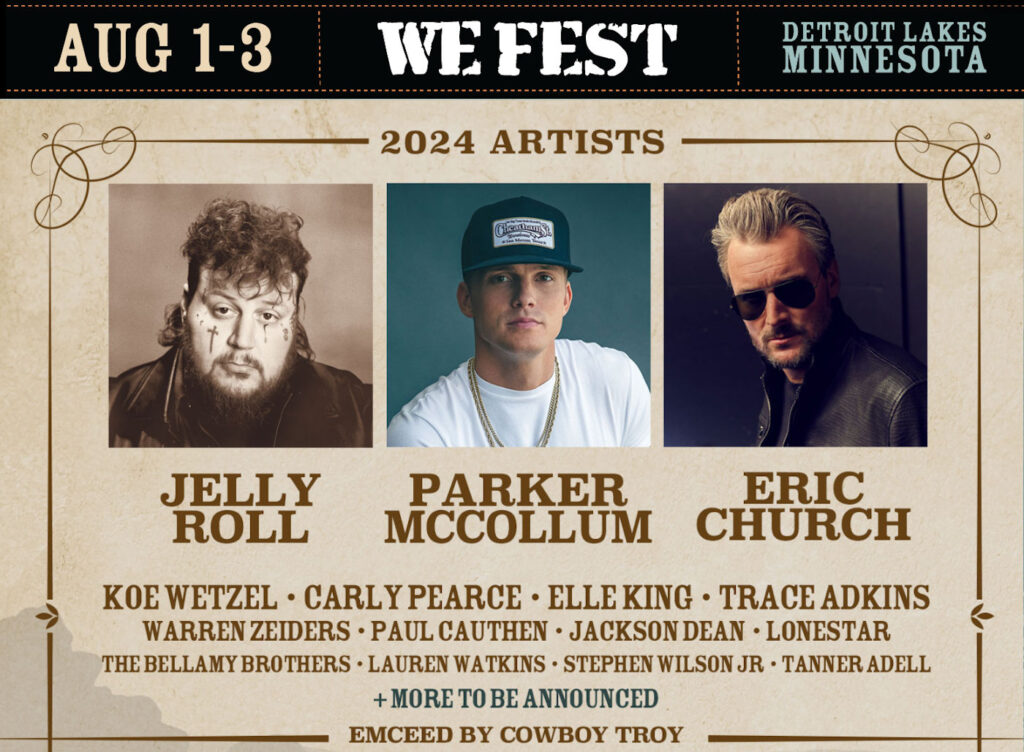 Participation Lineup for 2024 We Fest