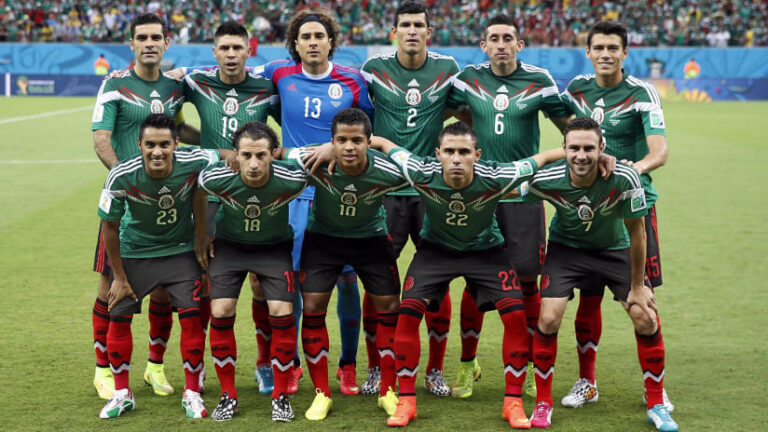 Soccer Players in Mexico