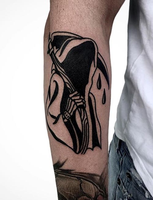 Tattoos of Grim Reapers