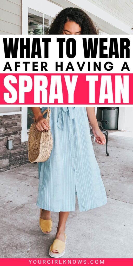 What to Wear After a Spray Tan