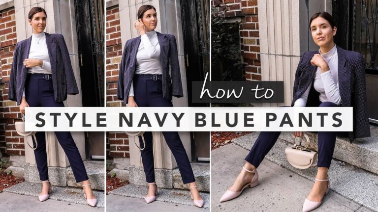 What to Wear With Navy Pants