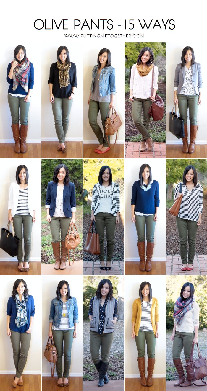 What to Wear With Olive Green Pants