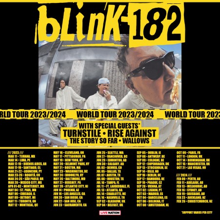 Blink 182 Tour 2024 Lineup