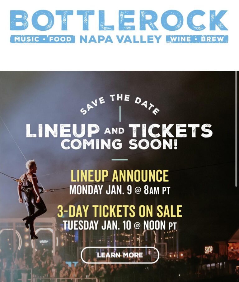 Bottlerock Lineup 2024