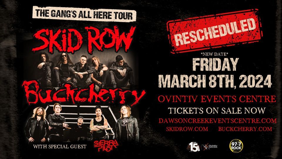 Buckcherry Tour 2024 Rock the Stage with Skid Row