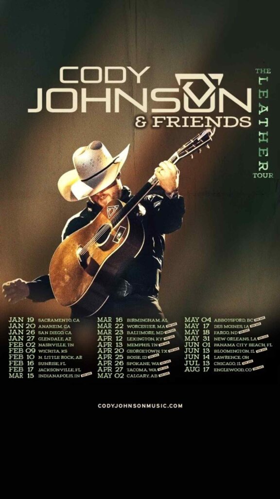 Cody Johnson 2024 Tour Tickets On Sale Now