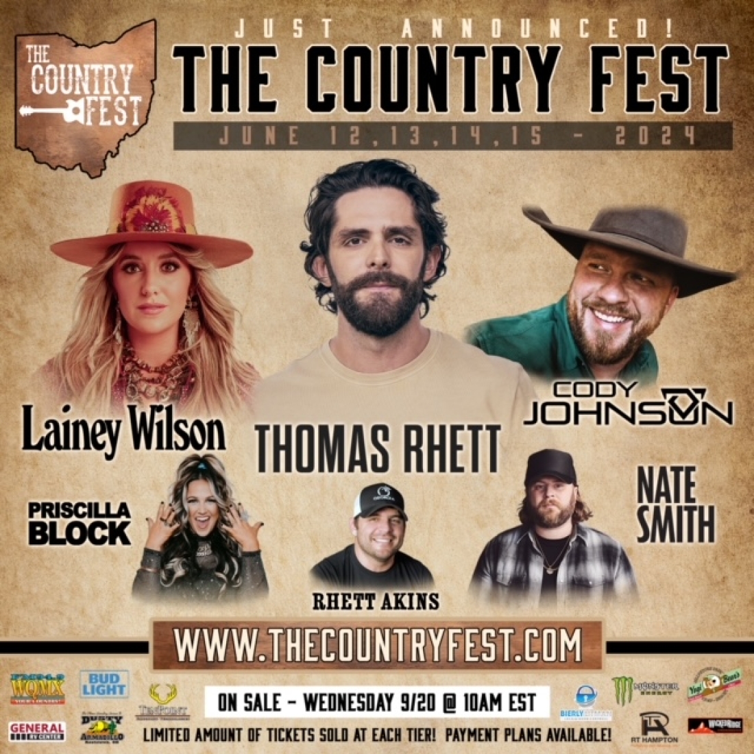 Country Fest 2024 Lineup