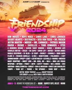 Friendship Cruise Lineup 2024