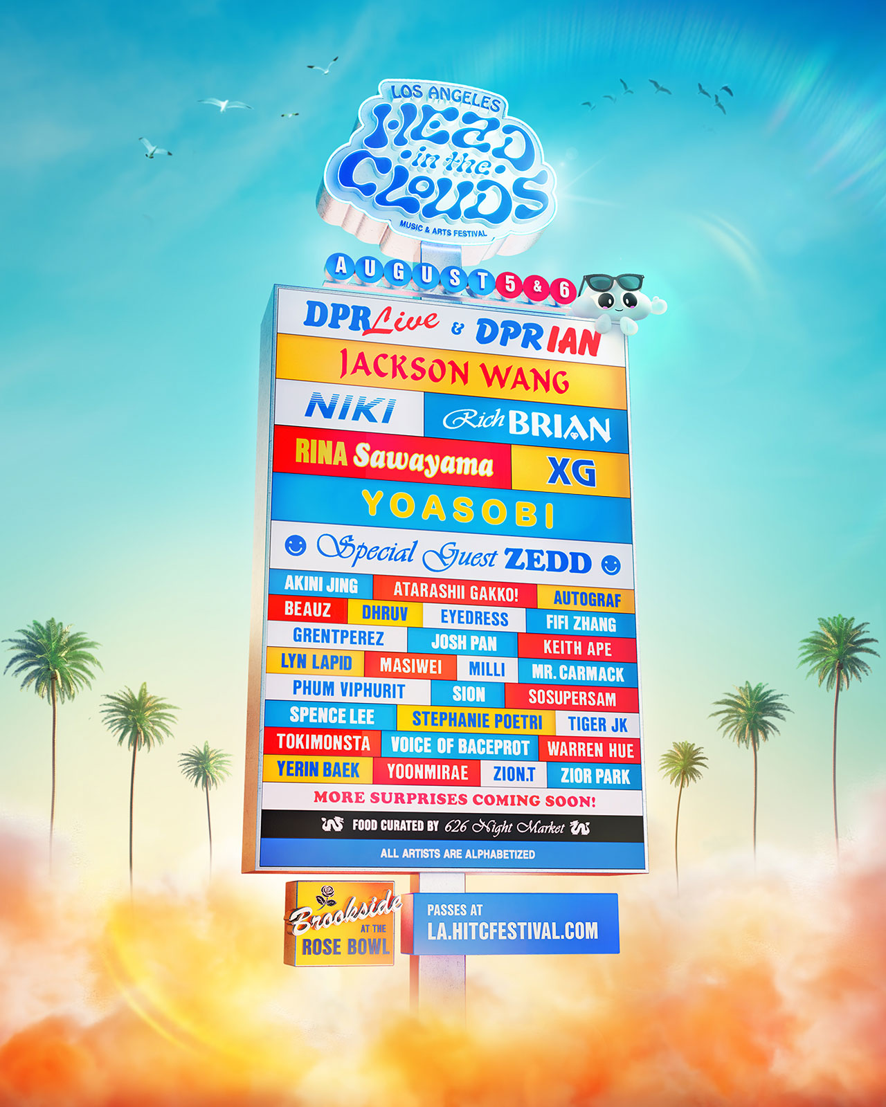 Head in the Clouds 2024 La Lineup