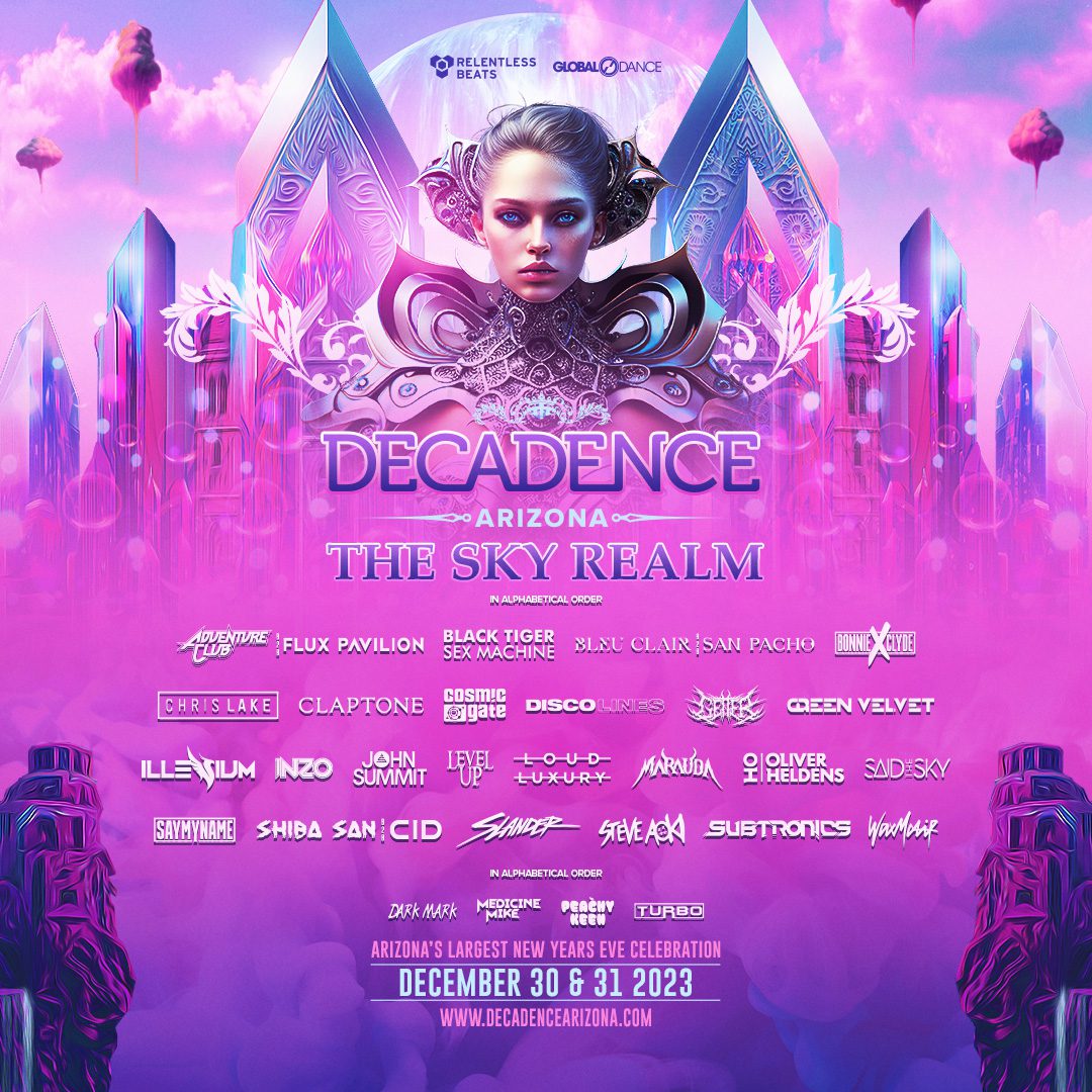 Decadence Arizona 2024 Lineup Unveiling the Ultimate Music Extravaganza