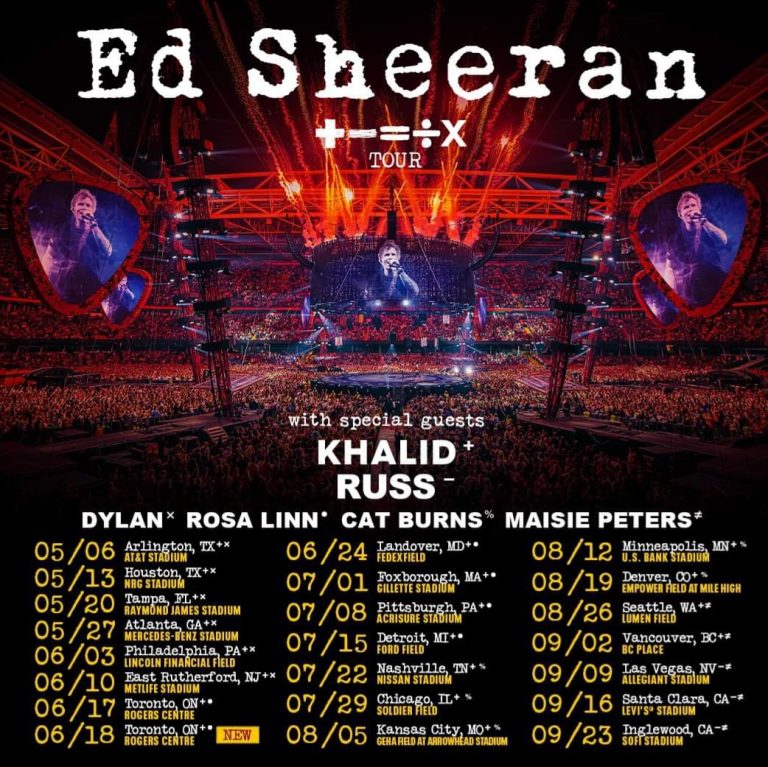 Ed Sheeran Concert Playlist 2024
