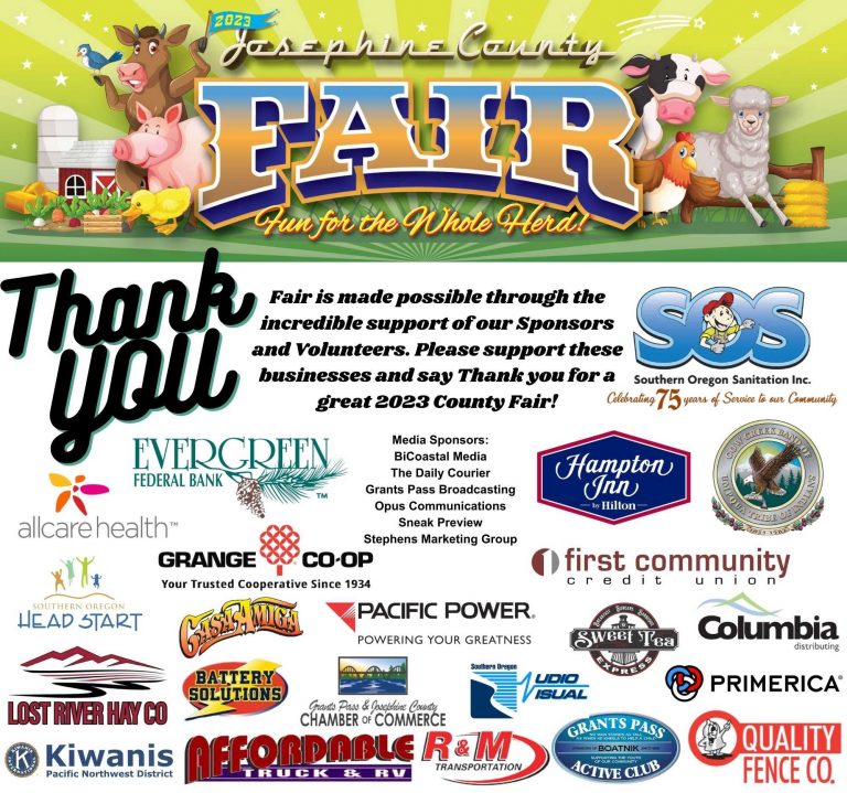 Josephine County Fair 2024