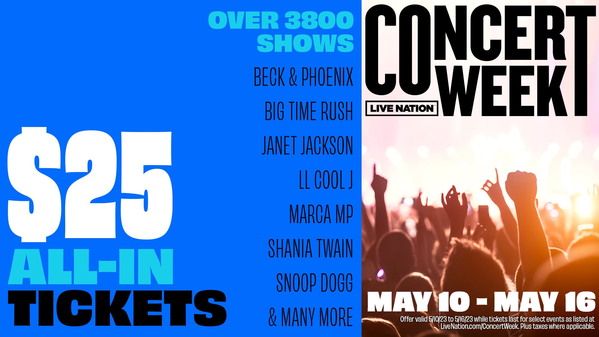 Live Nation Concert Week 2024 List Get Exclusive Access to the Hottest Shows!