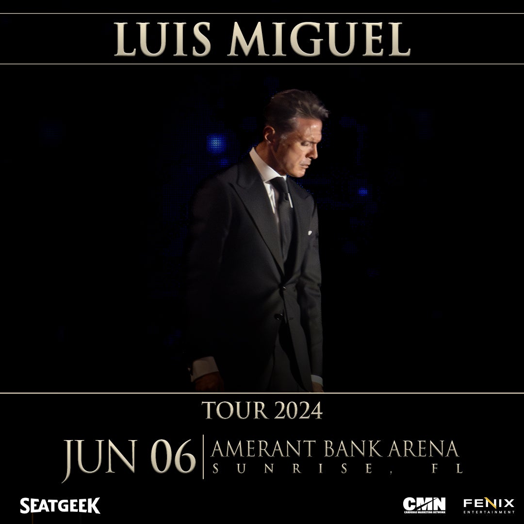 Luis Miguel Tour 2024 USA Tickets Get Your Seat Now!