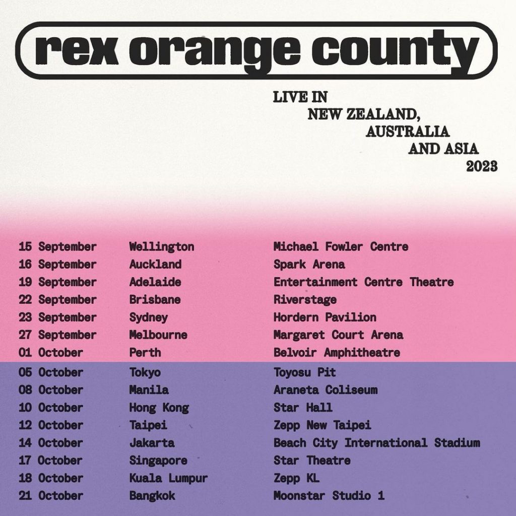 Rex Orange County Tour 2024