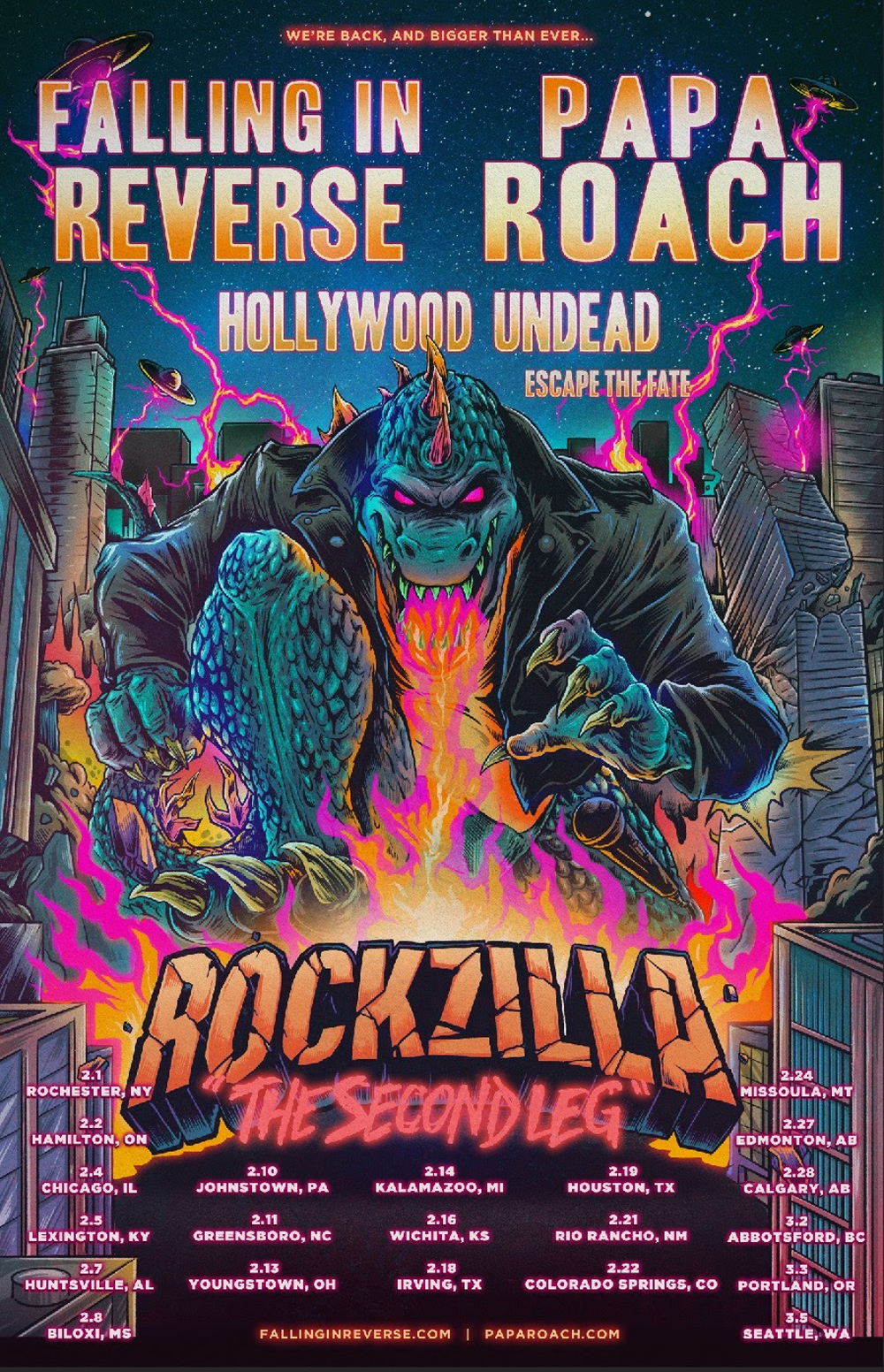 Rockzilla Tour 2024 Lineup Unveiling the Ultimate Rock Experience