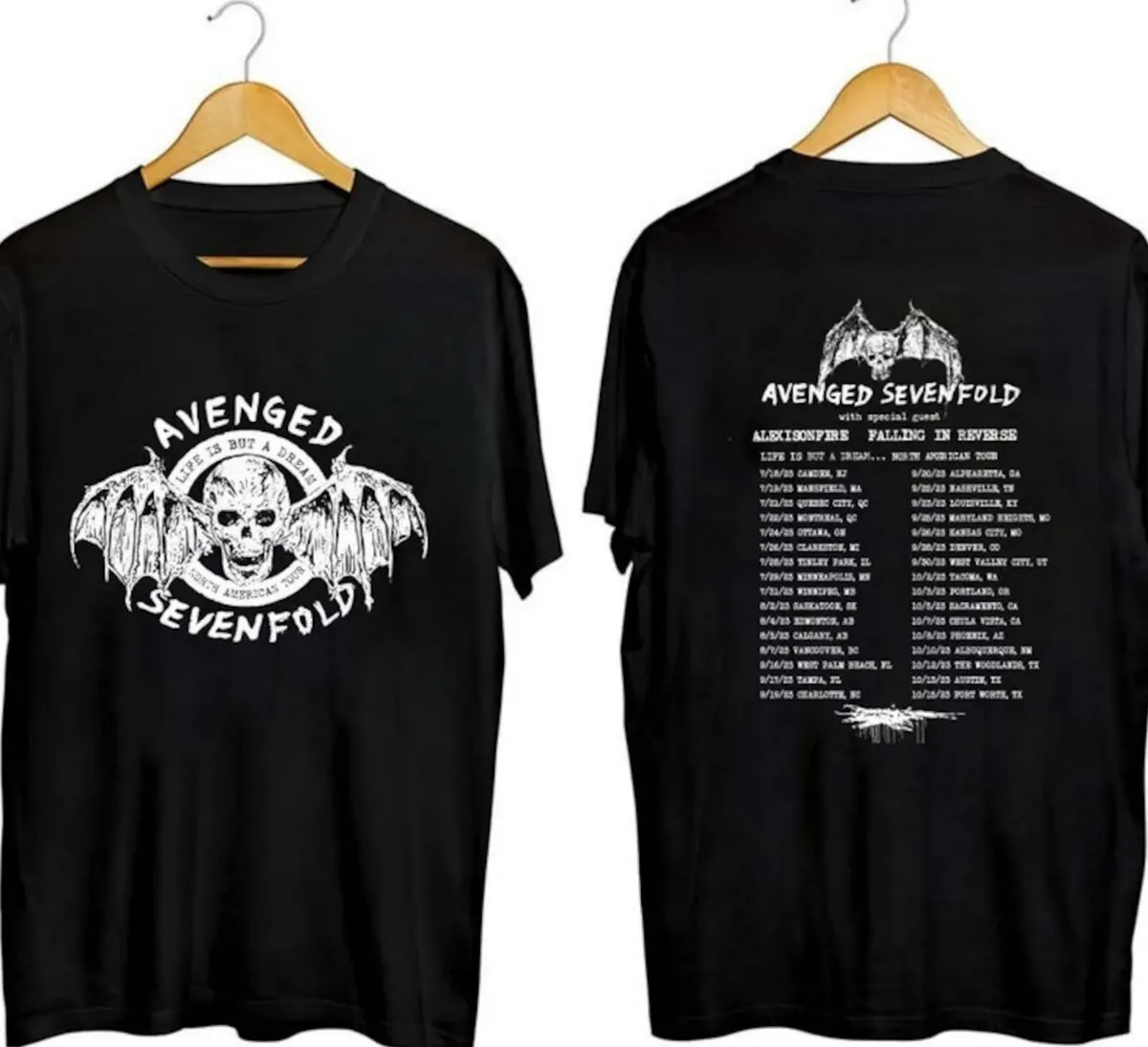 a7x tour merch