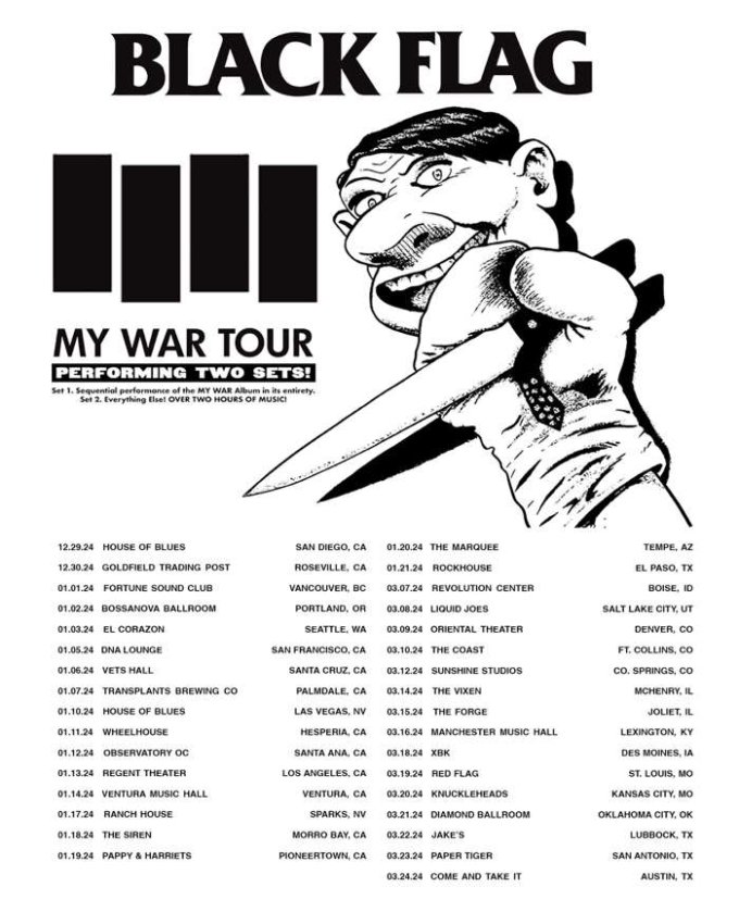 Black Flag 2024 Tour: A Revolution in Sound – EventsLiker