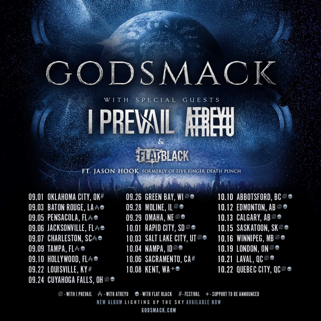 godsmack tour 2024 uk
