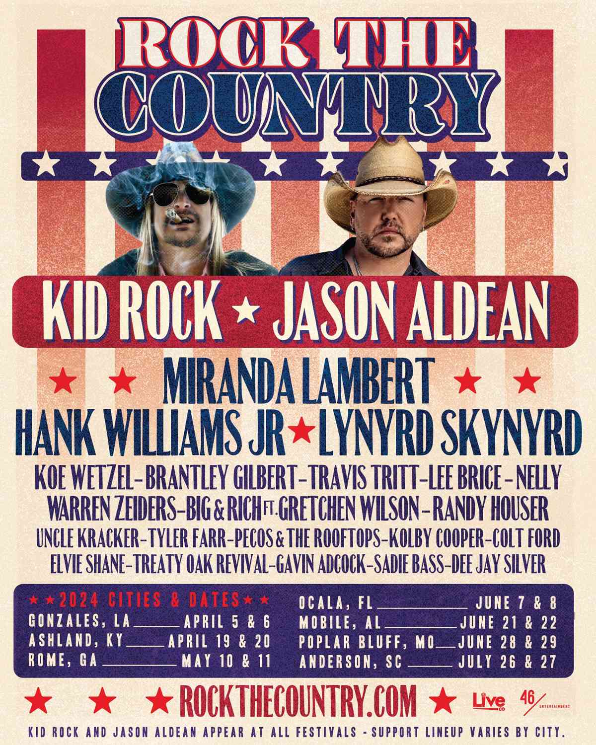 Kid Rock 2024 Tour Dates Rock the Country with Kid Rock!