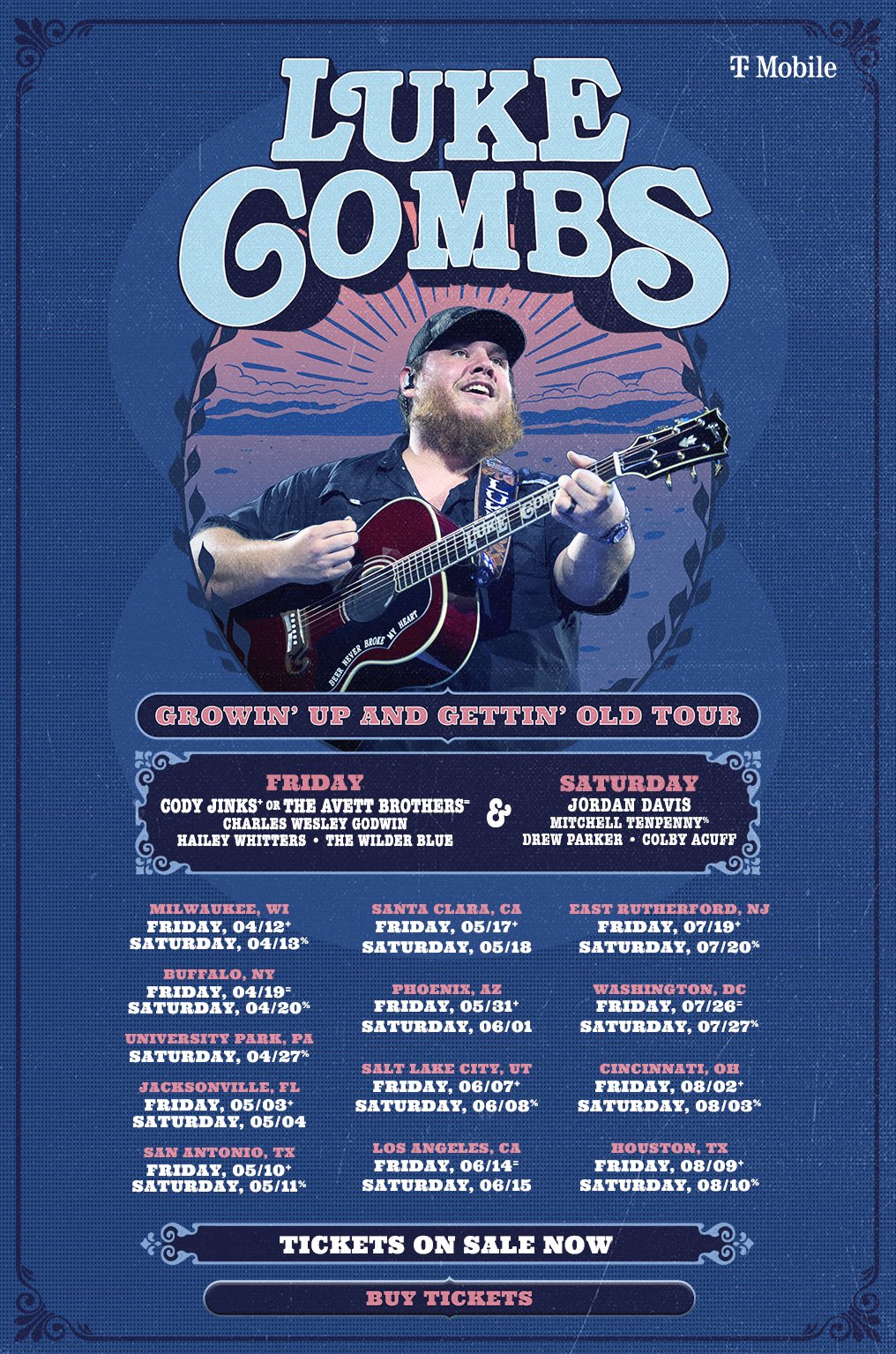 Luke Combs Tour 2024 Live in Texas!