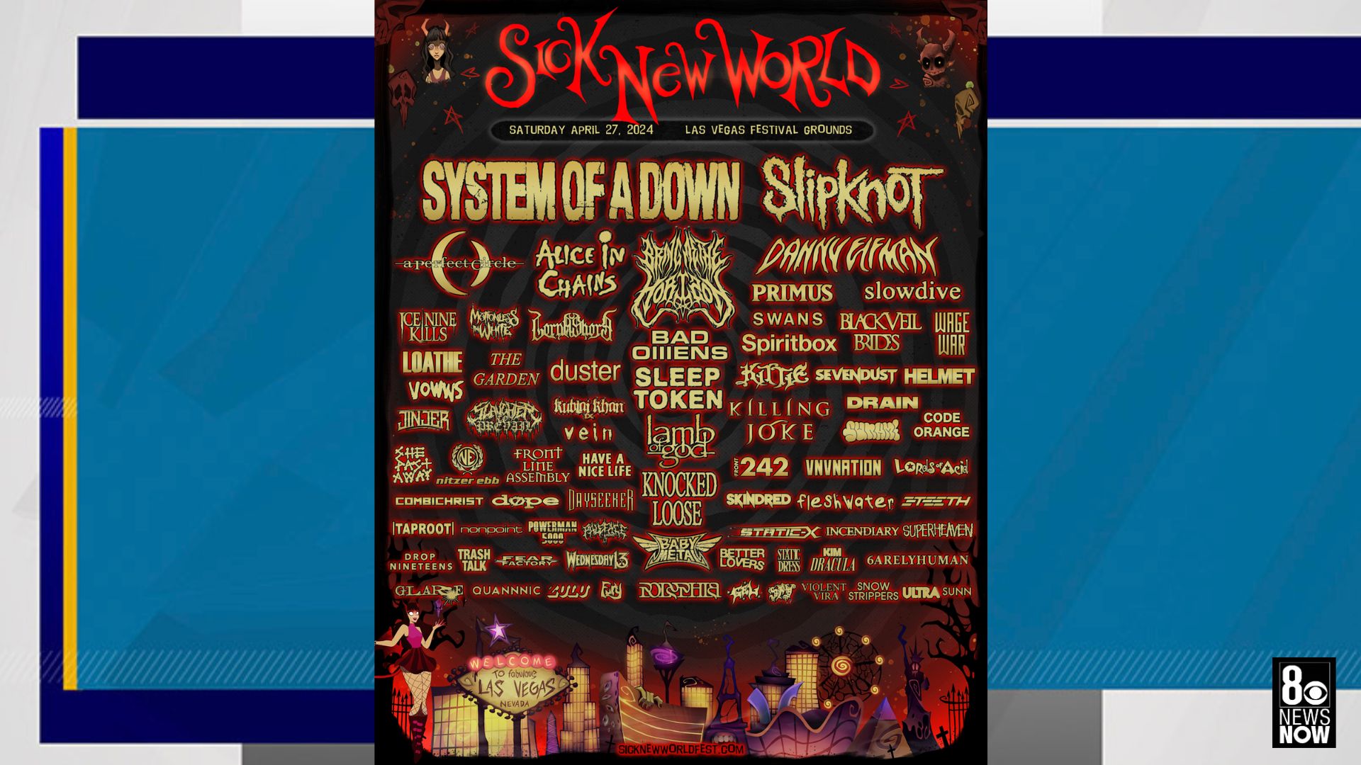 Slipknot US Tour 2024 Rock Your World!