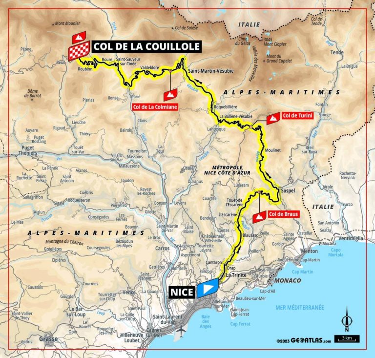 Stage 20 Tour De France 2024 Map