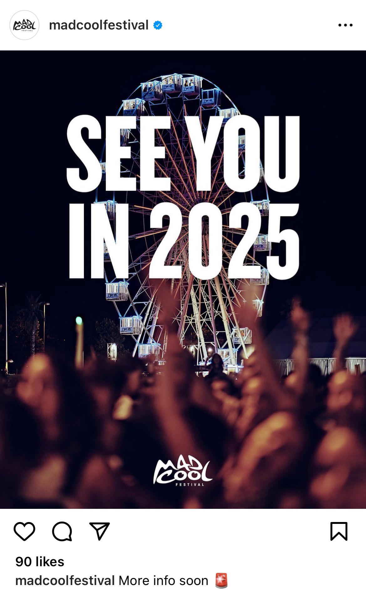 Mad Cool Festival 2025