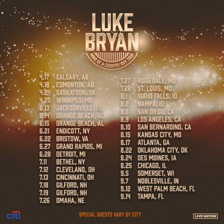 Unveiling the Luke Bryan Tour 2025 Setlist What's in Store for Fans?