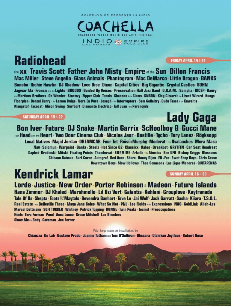 Unveiling the Coachella Music Festival Lineup 2017: A Must-See Spectacle!